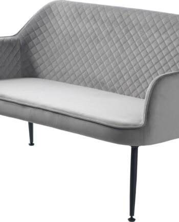 Lounge Sofa Nordique Design Berrie Gråt Fløjl 128 5ã 70 5ã 80   Cm