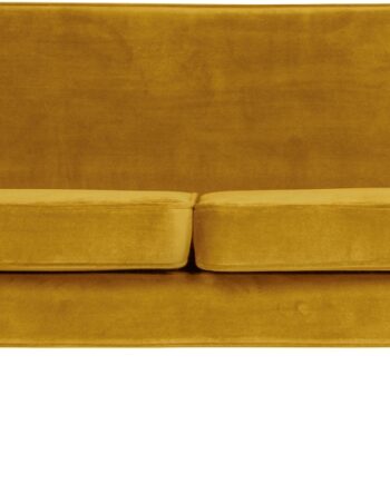 Loungesofa Woood Rocco Gul Jarra Fløjl  -personers 75ã 230ã 82 Cm