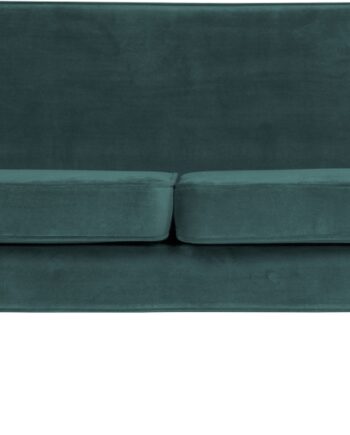 Loungesofa Woood Rocco  -personers Fløjlssofa  Grøn Jarra  Fsc-træramme  230ã 82ã 75 Cm