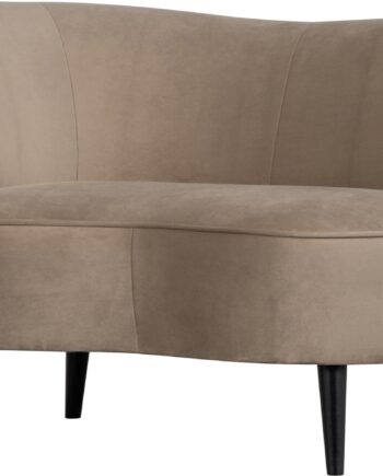 Loungesofa Woood Sara Left Venstrevendt   Beige Polyester   H71ã B112ã D81 Cm