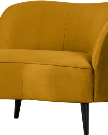 Loungesofa Woood Sara Right Højrevendt Gul H71ã B81ã L112 Cm   Slidstærkt Polyester