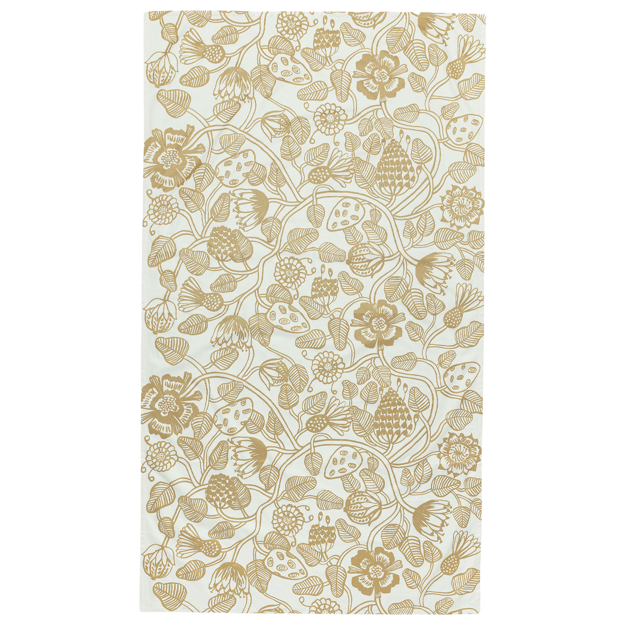 Marimekko Tiara Dug 135ã 250 Cm  Hvid Guld