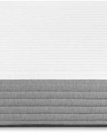 Memoryskumsmadras Kave Home Yoko 90x200x22 Cm Medium Hård Hvid Grå