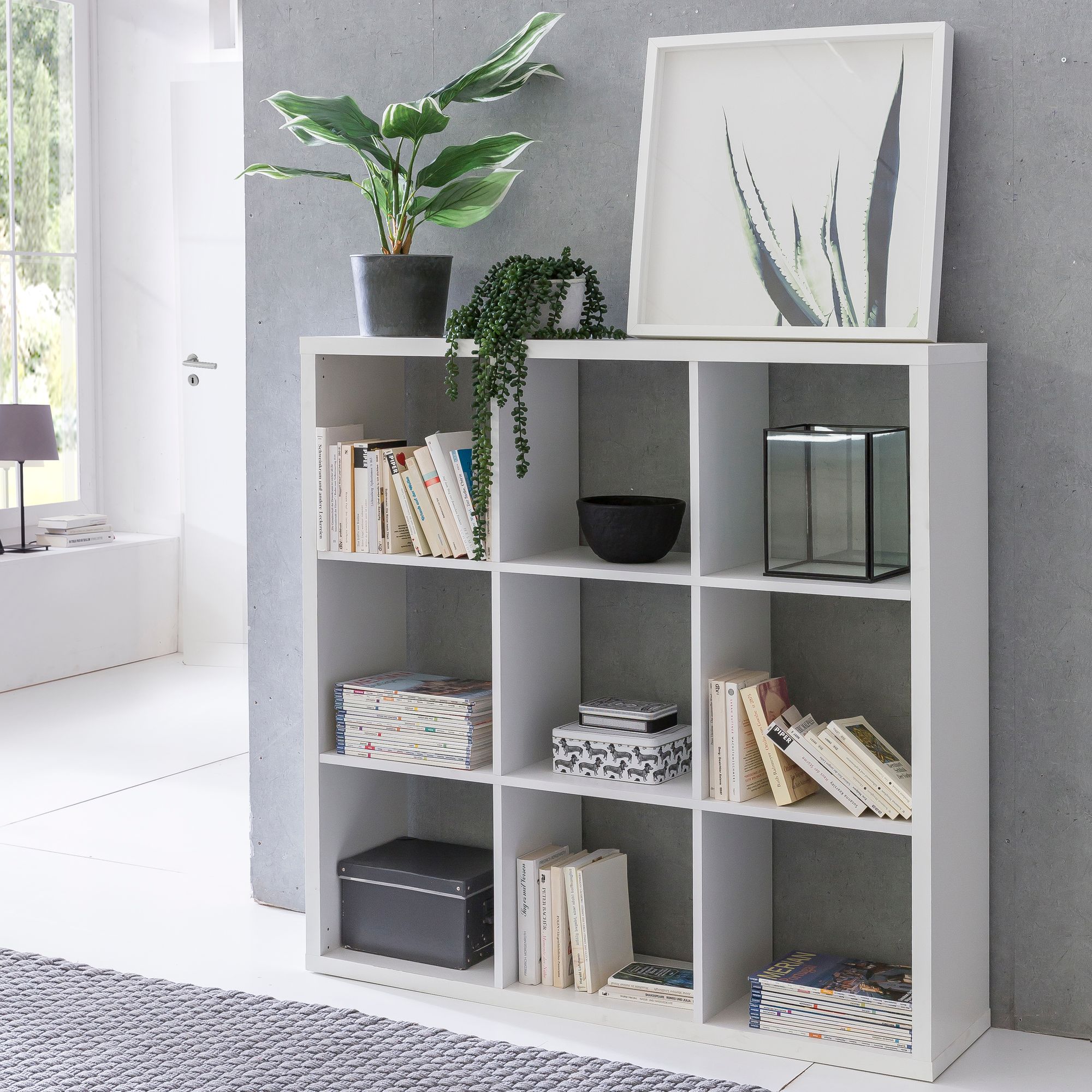 Moderne Reol Tidløst Design 112x29x112 Cm
