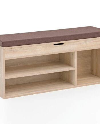 Moderne Skobænk   Varme Farver  104x51x32 Cm
