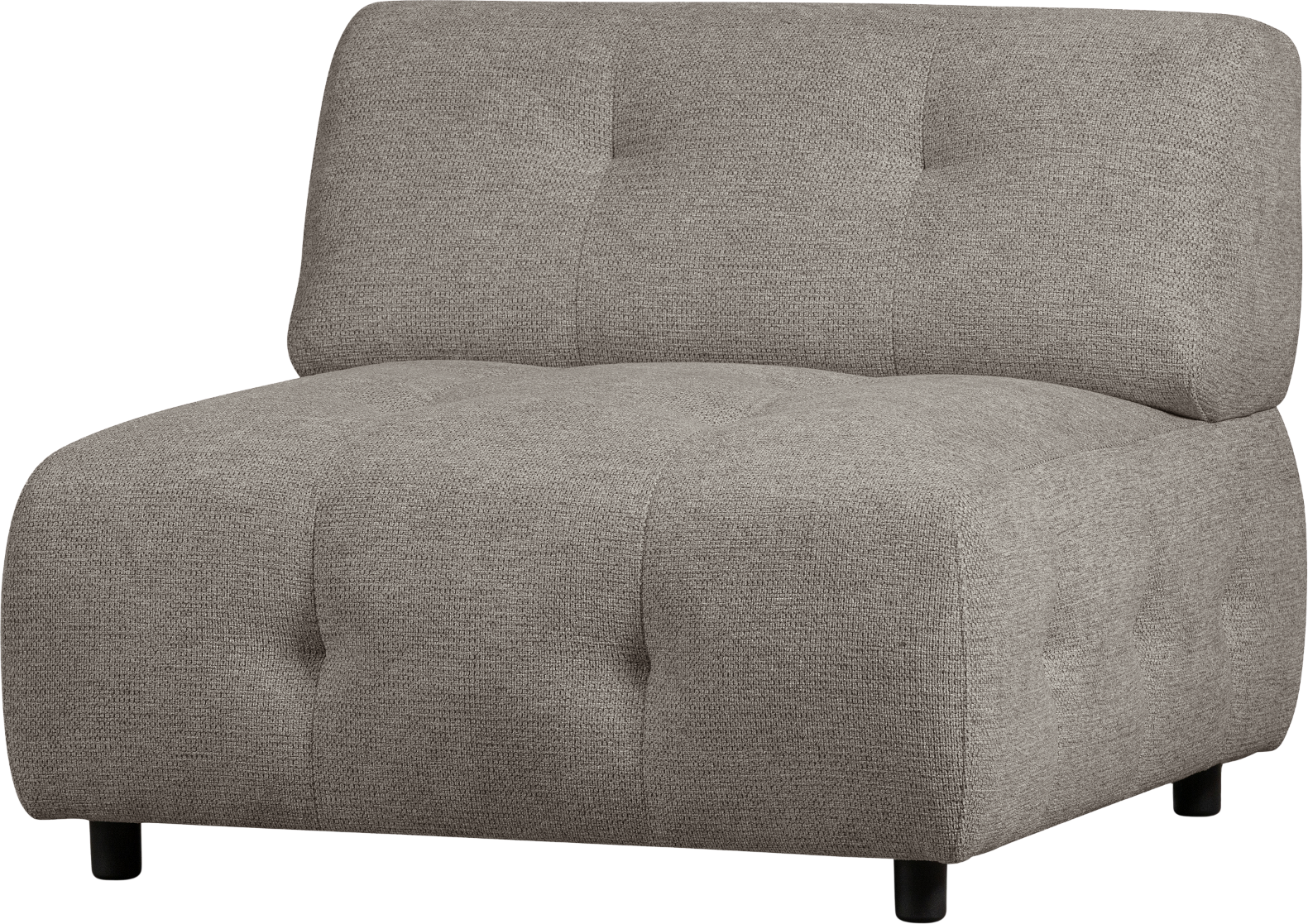 Modulsofa Modulær Sofa Woood Louis -sæders Lysegrøn Chenille