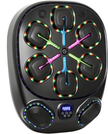 Musikboksemaskine  Elektronisk Led-boksemaskine Med Dobbelte Slagzoner  Bluetooth-handsker    Hastigheder