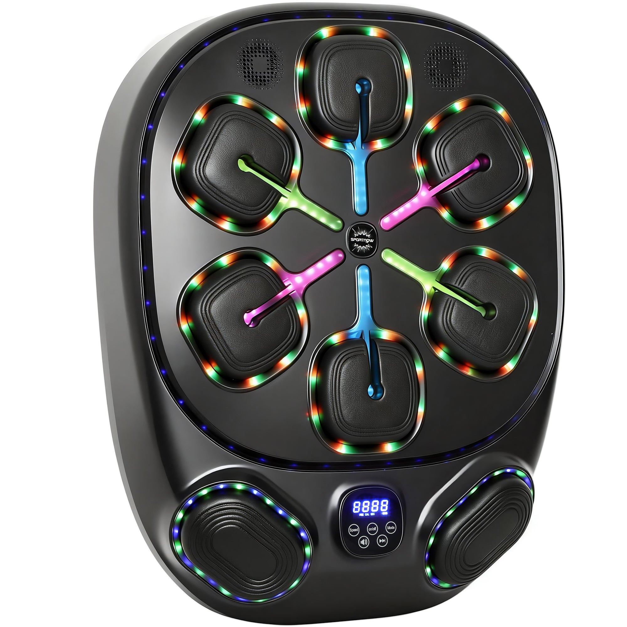Musikboksemaskine Elektronisk Led-boksemaskine Med Dobbelte Slagzoner Bluetooth-handsker Hastigheder