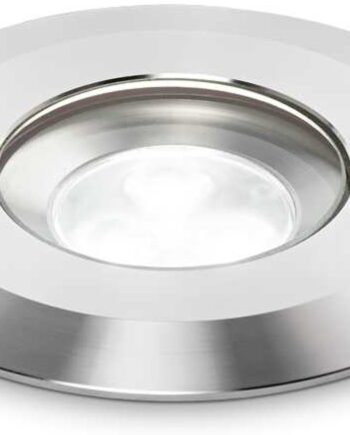 Nedgravningsspot Ideal Lux Park Led Stål Ip68 ø9 Cm Integreret Led 520 Lm 4000k   8w
