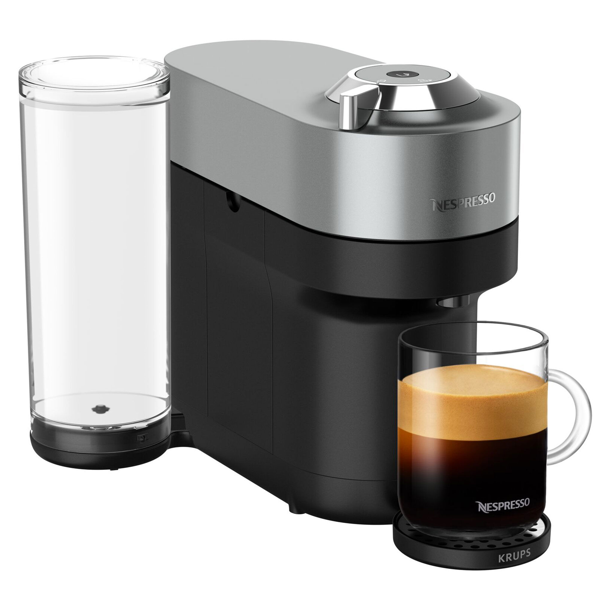 Nespresso By Sage Snv 125 Vertuo Pop  Deluxe Kapselmaskine  Titan