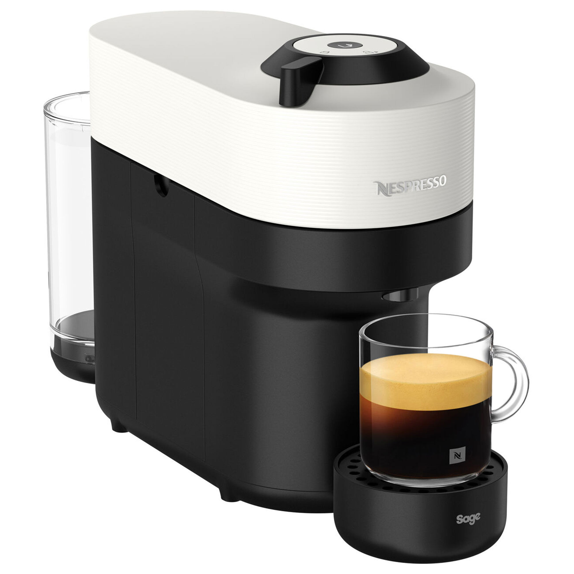Nespresso By Sage Snv 120 Vertuo Pop Kapselmaskine  Hvid