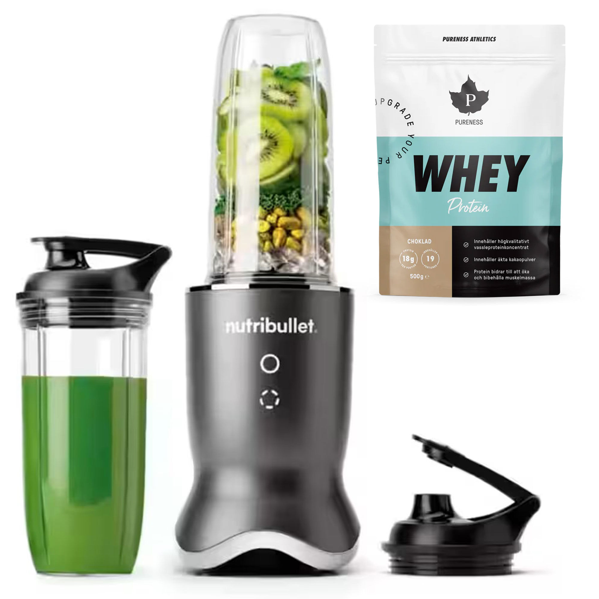 Nutribullet Ultra   Nb1206dg Personlig Blender Med Proteinpulver