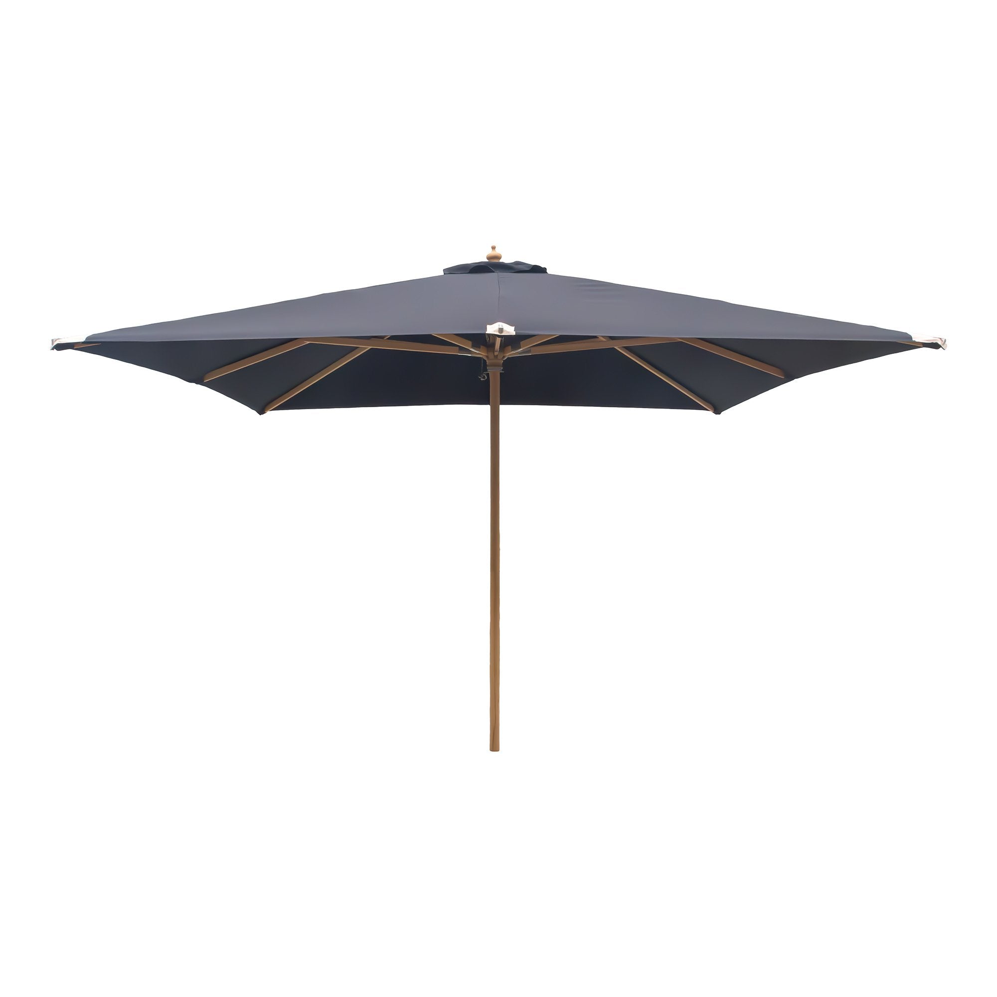 Orlando Parasol Parasol Træstok Sort 300x300 Cm