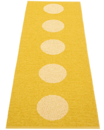 Pappelina Vera Pop Tæppe 70x200 Cm  Mustard Gul