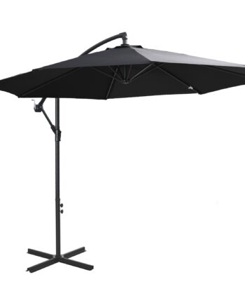 Parasol  Fritstående Parasol  Solskærm Med Håndsving
