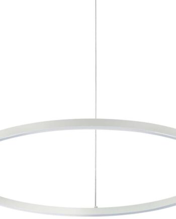 Pendel Lampe Ideal Lux Oracle Slim ø70 Cm   H9-205 Cm Integreret Led 4000   Hvid