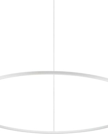 Pendellampe Ideal Lux Oracle Slim Justerbar ø150 Cm Hvid Led 78w 6250 Lm 3000k
