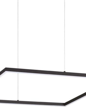 Pendellampe Ideal Lux Oracle Slim   Sort Led-lampe 700x700 Mm Med Justerbar Højde