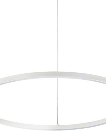 Pendellampe Ideal Lux Oracle Slim   ø70 Cm Integreret Led-suspensionslampe 3000   3050 Lm Hvid