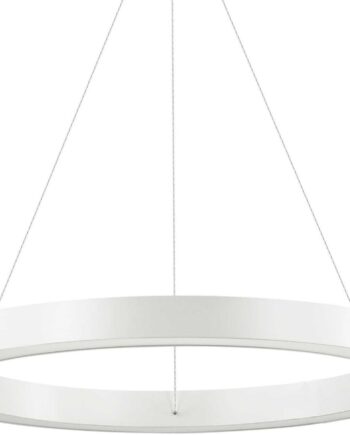 Pendellampe Ideal Lux Oracle ø60 Cm Hvid Integreret Led 3300 Lm Justerbar Højde