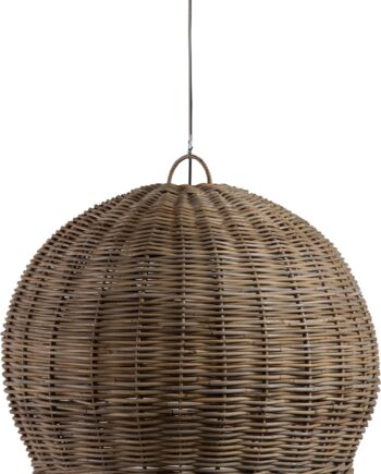 Pendellampe Ophængslampe Woood Exclusive Mooze   Håndflettet Rattan ø80   H65 Cm Natur