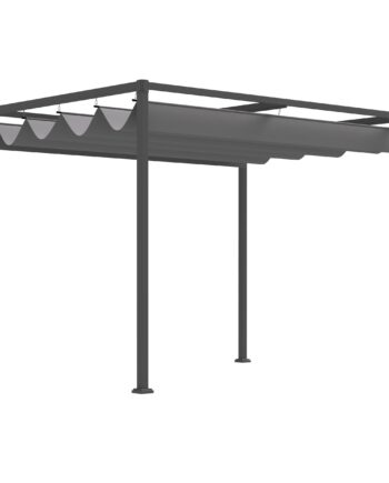 Pergola 3x2m Havepavillon  Metalterrassetag  Havepavillon Med Justerbart Tag  Fritstående  Solbeskyttelse Til Terrasse Og Have  Grå