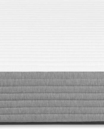 Pocketfjermadras Kave Home Juno 135x190 Cm Hvid Grå