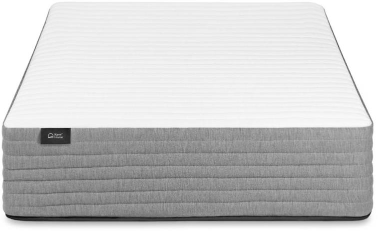 Pocketmadras Kave Home Juno 90x190x26 Cm Hvid Grå Memoryskum