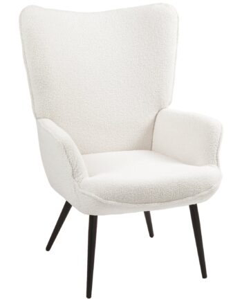 Polstret Stol  Moderne Design  71x77x102cm  Cremehvid