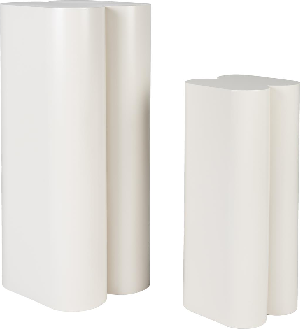 Potteplante-stativ Sæt   Stk Zuiver Shape Offwhite Jern H80x35x36 Cm