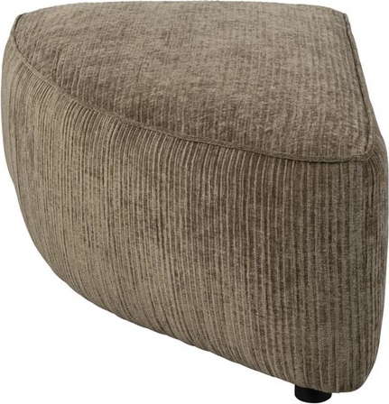 Puf Zuiver Element Hunter Brungrå Modulær Siddepuf Ribbet Stof 100ã 60ã 38 Cm