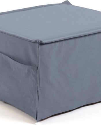 Puff-seng Kave Home Lizzie Multifunktionel 60ã 180 Cm Blå Bomuld Nordisk Design