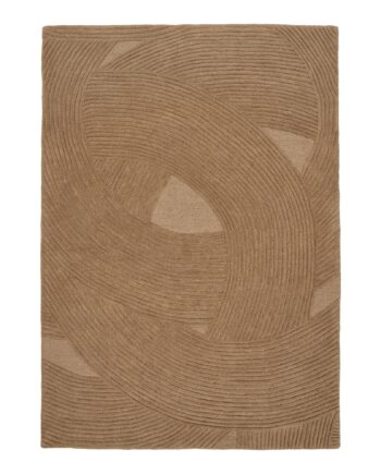 Pune Tæppe Tæppe  Håndtuftet  Brun 200x300 Cm