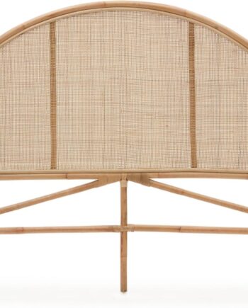 Rattan Sengegavl Kave Home Quiterie Til 150-160 Cm Natur
