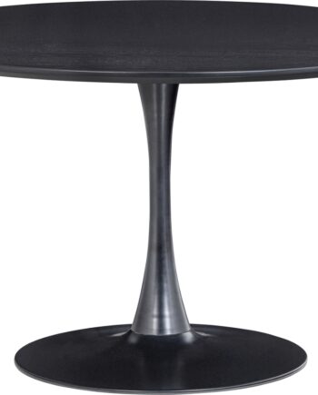 Rundt Spisebord Woood Exclusive Sammy ø120 Cm Sort Mdf Stål