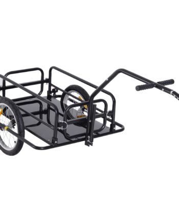 Sammenklappelig Cykeltrailer  Lasttrailer Med Kobling  Kobling Og Reflekser  Transportvogn  Lasteevne Op Til 40 Kg  Transporttrailer Til Camping  Shopping  Flytning  155   71     77 Cm