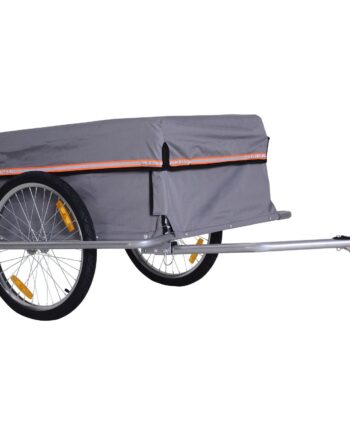 Sammenklappelig Cykeltrailer  Lasttrailer Med Kobling  Transporttrailer Med En Lasteevne På Op Til 40 Kg  Transporttrailer Til Cykler Og Trækvogne  140   88   60 Cm