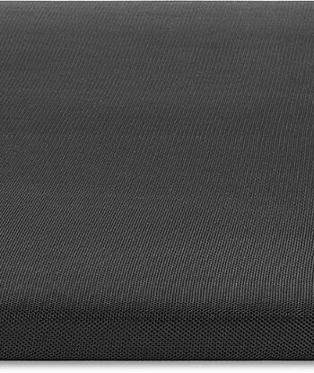 Sengebund Kave Home Under 140x190 Cm Sort 3d-åndbart Stof   Stålramme
