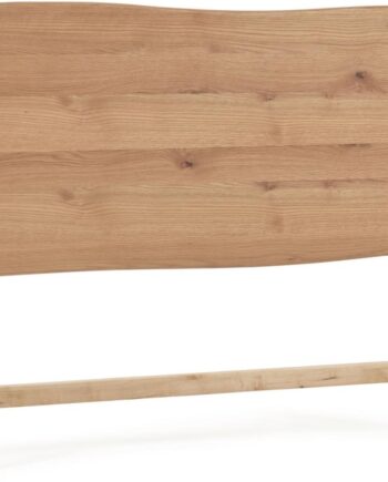 Sengegavl Kave Home Rasha Rustik Natur Egetræsfinér 170x55 Cm