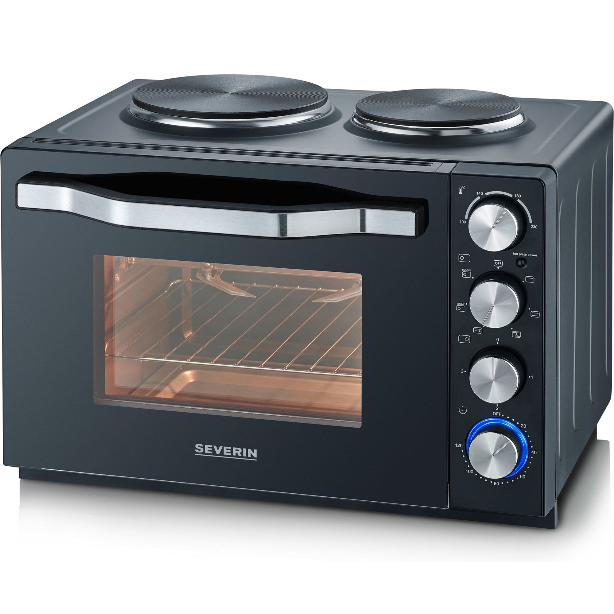 Severin Miniovn Med Kogeplader 30 Liter 2500