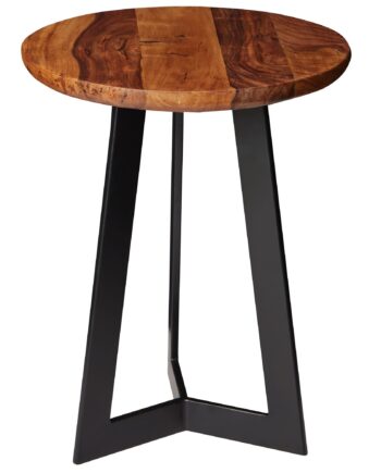 Sidebord   ægte Træ  Industrielt Look