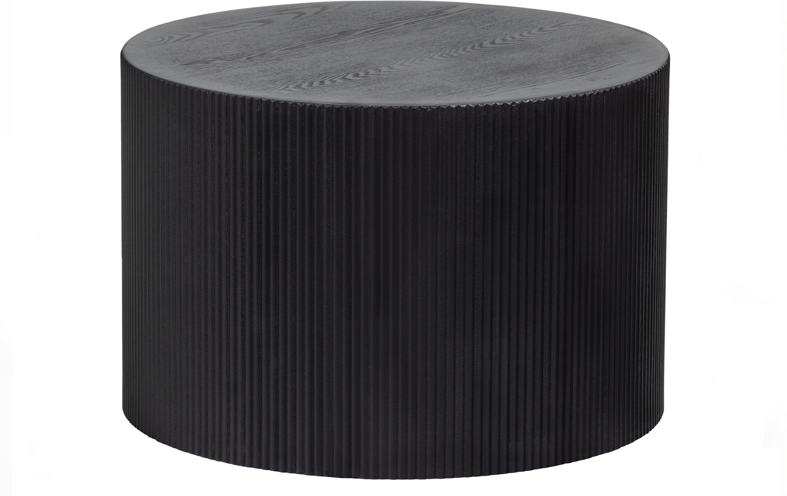 Sidebord Woood Exclusive Sanne ø60 H40 Cm Sort Mdf Småbord Til Stuen
