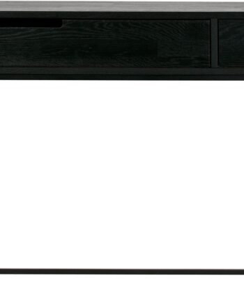 Sidebord Woood Exclusive Silas Sort Ask    Skuffer  H74   L140   D40 Cm