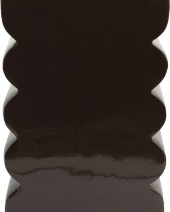 Skammel Zuiver Curves Antracit Aluminium H45 Cm Stabelbar Taburet