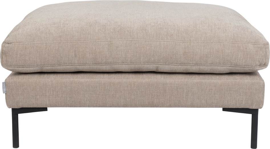 Skammel Zuiver Hocker Stenlysgrå Stof Fodskammel Puf 80ã 53ã 102 Cm