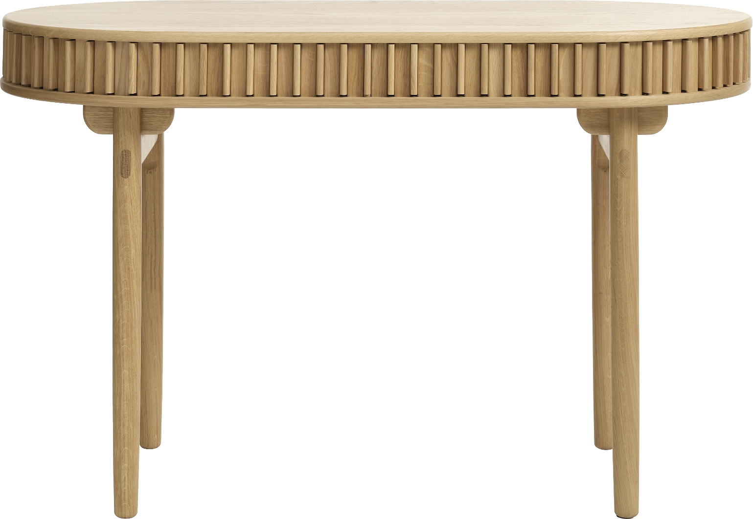 Skrivebord Nordique Design Carno Massiv Eg 120ã 60ã 75 Cm Natur
