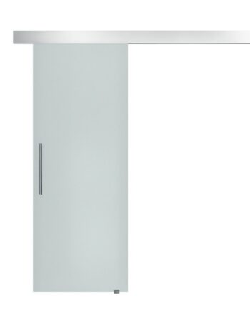 Skydedør   Glas Med Håndtag  Matteret På Den Ene Side  90   205 Cm