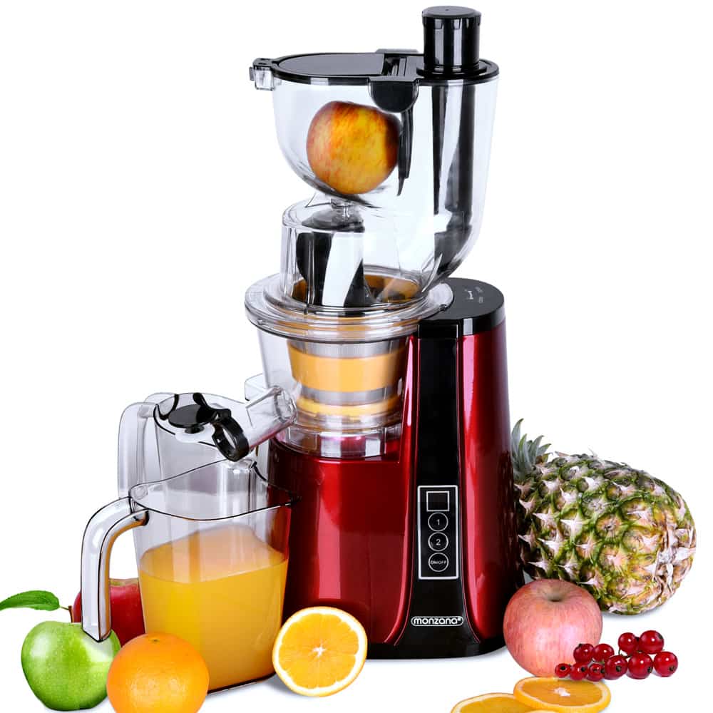 Slowjuicer Inkl Beholdere 81 Mm åbning Niveauer Omvendt Funktion 500 Elektrisk Vitaminvenlig Frugt Og Grøntsag Køkken Juicer