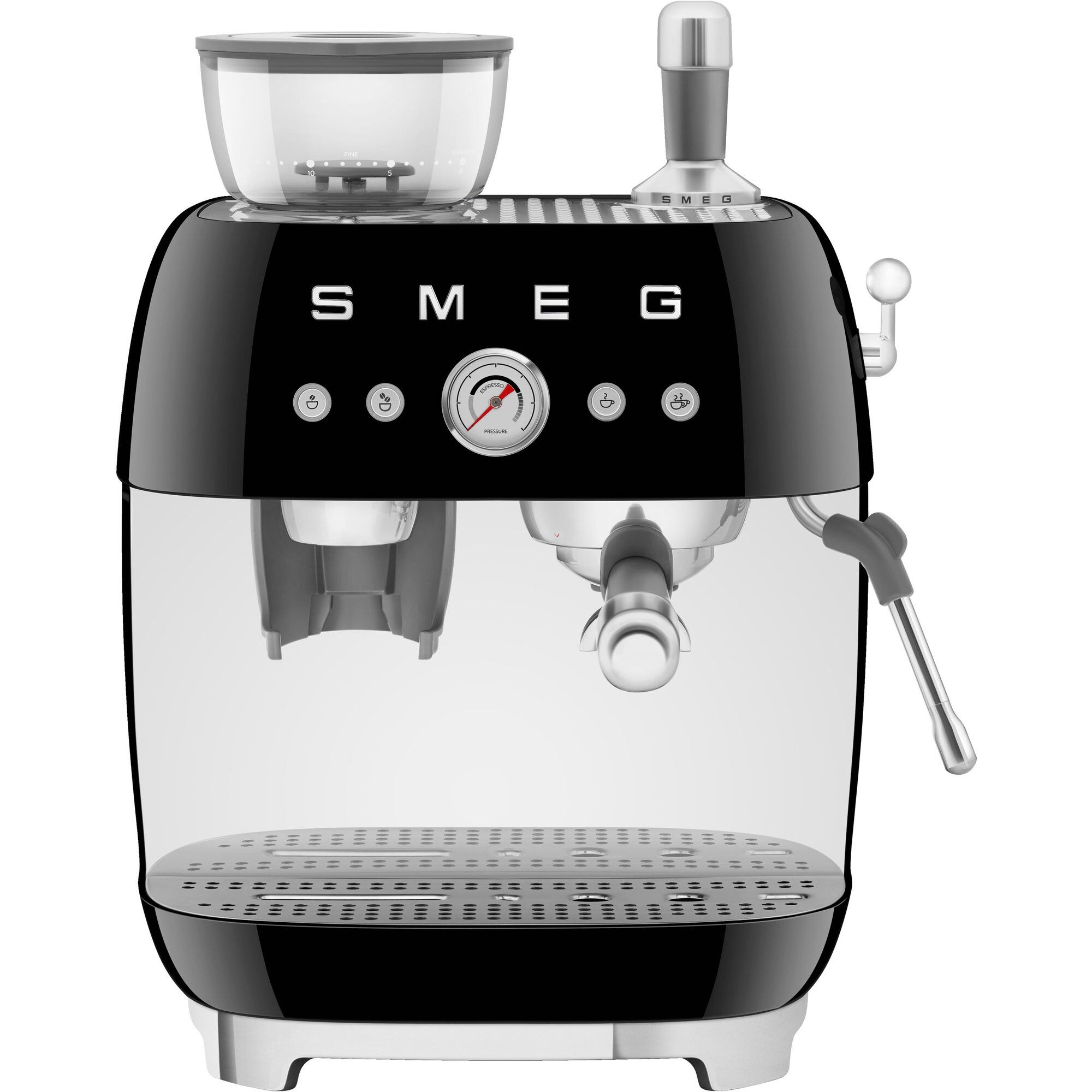 Smeg Egf03 Manuel Espressomaskine  Sort