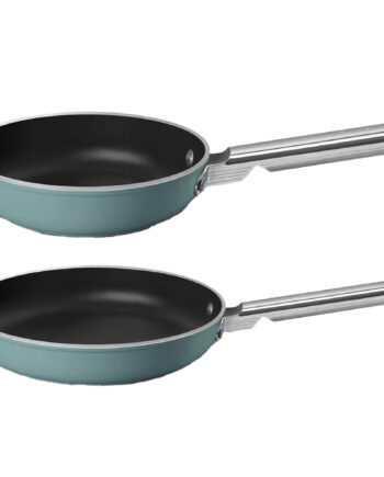 Smeg Stegepandesæt 20 28 Cm  Smaragdgrøn